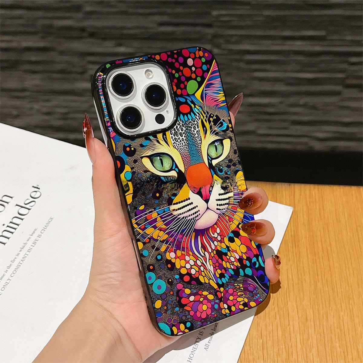 Coque iPhone Chat Viverrin Transparent 🐱✨ – Design Artistique & Protection Antichoc - Shopbyshopima